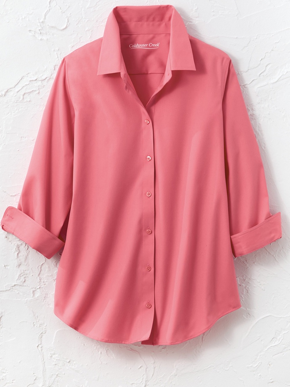 Coldwater Creek No-Iron 3/4-Sleeve Shirt